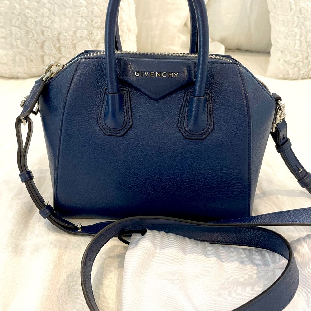 GIVENCHY Mini Antagonia Handbag. Royal Blue. NWT!!!